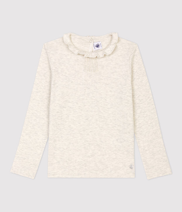 Katoenen meisjes t-shirt met lange mouwen MONTELIMAR CHINE