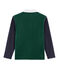 Rugbypolo jongens groen SOUSBOIS/blauw SMOKING