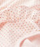 Gebreide mouwloze jurk babymeisje roze FLEUR/roze COPPER