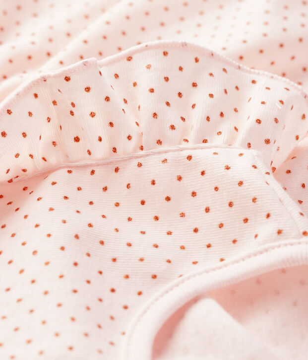 Robe sans manches b&eacute;b&eacute; fille en maille rose/rose