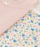 Lot de 2 tee shirts manches courtes fleurs en coton petite fille variante 1