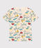 Tee-shirt imprimé manches courtes enfant garçon blanc AVALANCHE/ MULTICO