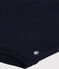 Body manches courtes bébé col polo en coton bleu SMOKING