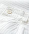 Pantalon cérémonie rayé en popeline bébé garçon blanc MARSHMALLOW