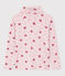 Sous-pull enfant en coton imprimé rose JOLI/blanc MULTICO