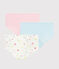 Lot de 3 shorties imprimé fruits petite fille en coton biologique variante 1
