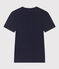 Tee-shirt L'ICONIQUE cocotte en coton bio Femme bleu SMOKING