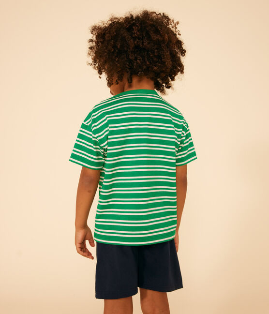 Tee-shirt rayé en jersey enfant garçon PRADO/ AVALANCHE