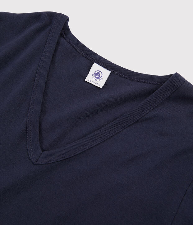 Iconisch katoenen Dames T-shirt met V-hals SMOKING