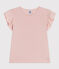 T-shirt in katoen voor meisjes roze SALINE