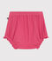 Bloomer bébé en coton uni rose PEONIA