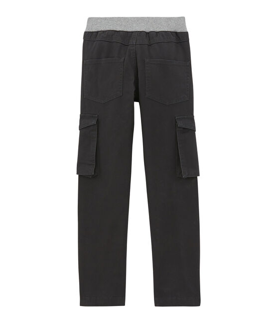 Pantalon garçon en gabardine gris CAPECOD