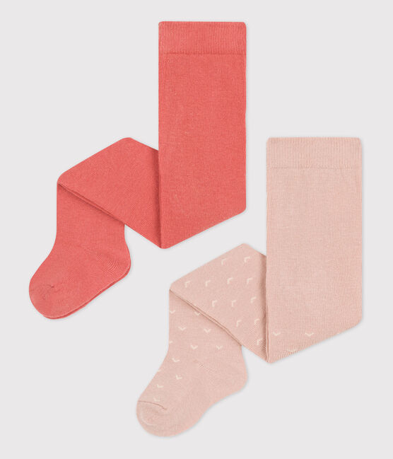 Lot de 2 paires de collants bébé en jersey variante 1