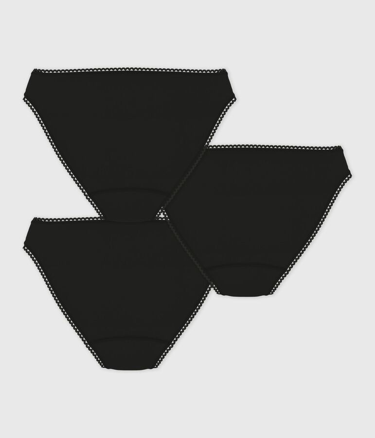 Pack damesslipjes van katoen en elastaan multicouleur