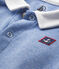 Combinaison bébé garçon rayé milleraies bleu DELFT/blanc ECUME
