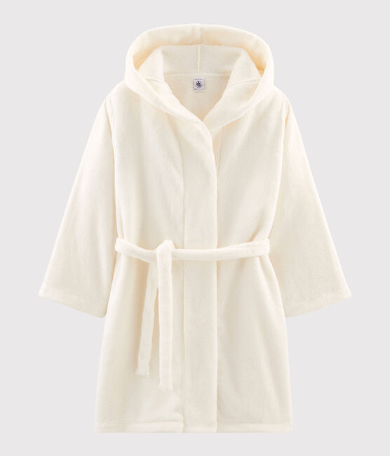 Kamerjas jongens van fleece wit MARSHMALLOW