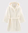 Kamerjas jongens van fleece wit MARSHMALLOW