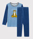 Pyjama en velours petit garçon