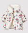 Donsjas baby meisje wit MARSHMALLOW/wit MULTICO