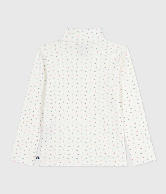 Sous-pull enfant en coton imprimé blanc MARSHMALLOW/blanc MULTICO