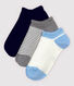 Lot de 3 paires de chaussettes enfant fille-garçon