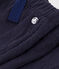 Broek in doorgestikt tubic voor baby's blauw SMOKING