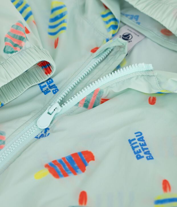 COUPE-VENT ULTRA L&Eacute;GER ENFANT bleu/multicouleur