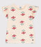 Katoenen T-shirt met print voor meisjes wit AVALANCHE+ENNEIGE/ MULTICO