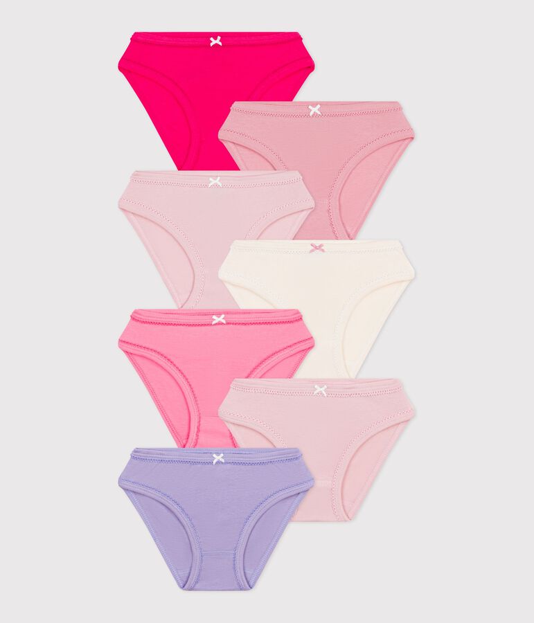 Setje met effen katoenen onderbroekjes voor kinderen multicouleur