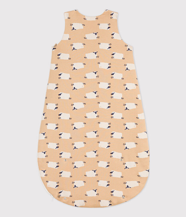Gigoteuse mouton b&eacute;b&eacute; en coton beige/multicouleur