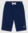 Bermuda van bouclébadstof voor jongens blauw MEDIEVAL