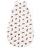 Gigoteuse bébé garçon réversible en côte blanc MARSHMALLOW/blanc MULTICO