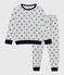 Pyjama enfant en velours imprimé etoiles BELUGA/ ADRIATIC