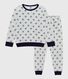 Pyjama enfant en velours imprimé etoiles