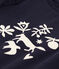 T-shirt met lange mouwen uit katoen voor meisjes blauw SMOKING