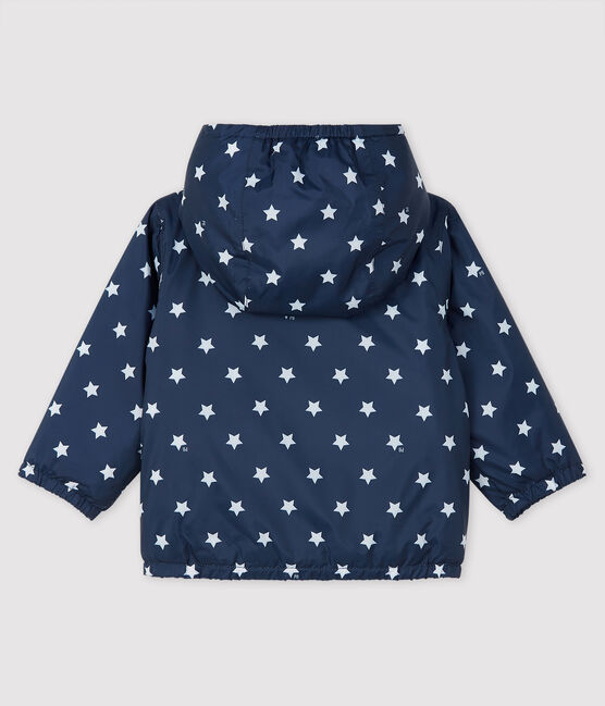 Blouson bébé fille/garçon imprimé bleu SMOKING/blanc MARSHMALLOW
