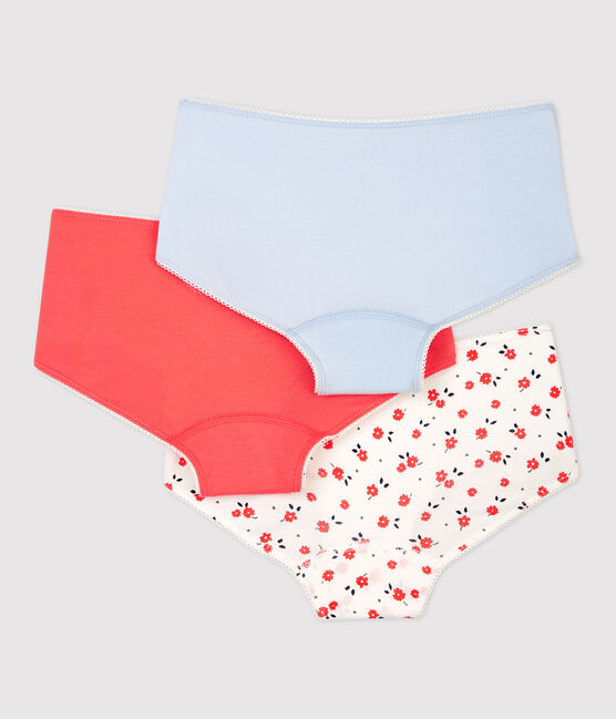 Set van 3 meisjes shorties met bloemenprint van biologisch katoen variante 1