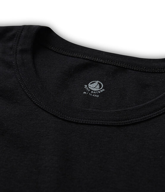 Tee shirt manches courtes iconique homme noir NOIR