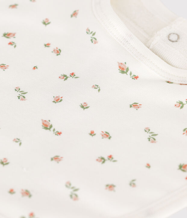 Babyslabbetje wit/multicouleur