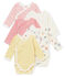 Set van 5 eerste body's met lange mouwen voor babymeisjes variante 1