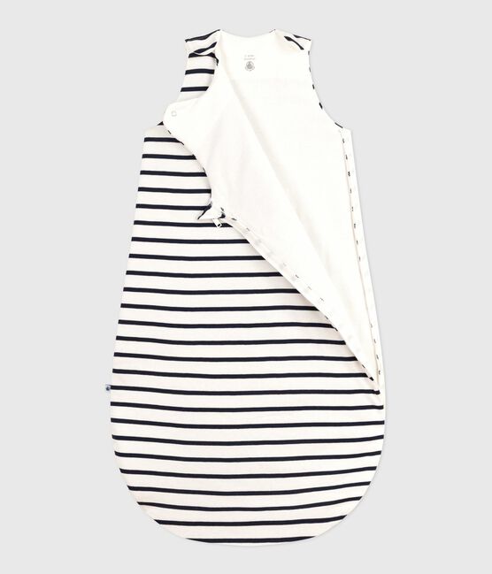 Gigoteuse bébé en coton TOG 2 blanc MARSHMALLOW/bleu SMOKING