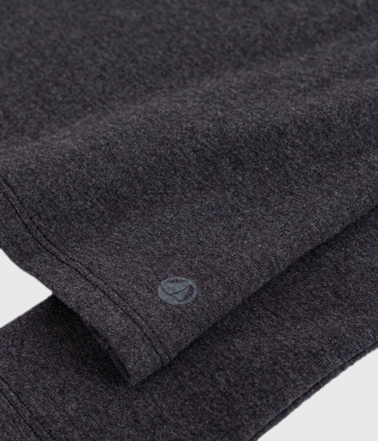 Tee-shirt femme l'iconique en coton manches longues gris