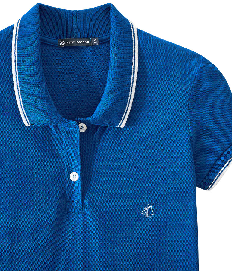 Jurk ge&iuml;nspireerd op de polo blauw