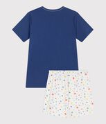 blauw/multicouleur
