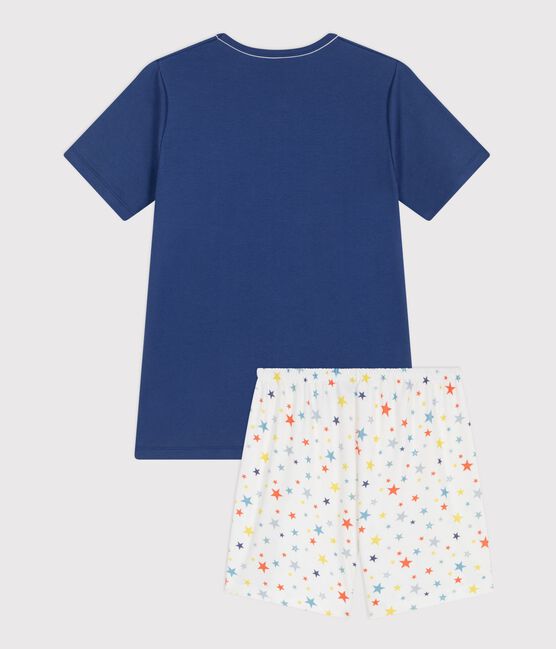 Pyjama short enfant en coton imprimé étoiles CREPUSCULE/ MULTICO