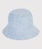 Zonnehoedje voor kinderen van chambray blauw