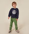 Sweatshirt en molleton enfant  fille / gar&ccedil;on bleu