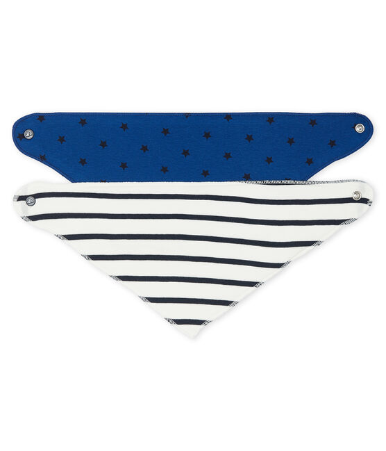 Set van 2 bandana-slabbetjes voor baby jongen variante 2