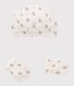 Lot bonnet naissance et moufles bébé en coton biologique