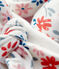 Set haarband en slofjes met bloemenprint voor babymeisjes van biologisch katoen variante 1